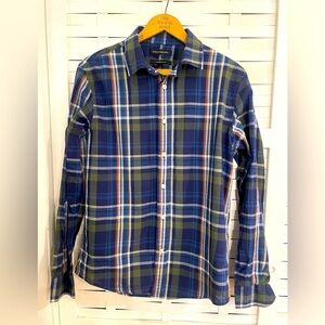 Mens Banana Republic Untucked Slim Fit Cotton Shirt